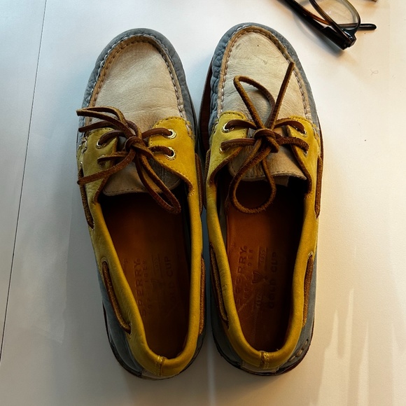 Sperry Gold Cup Light Blue and Yellow - Picture 3 of 4